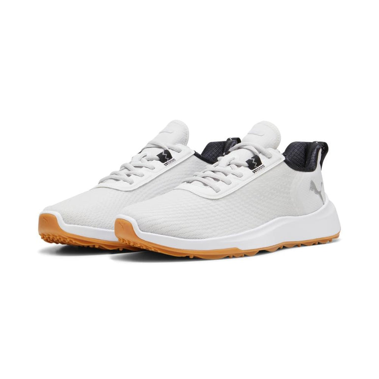 Puma Men's Fusion Crush Sport Spikeless Golf Shoe 24 - Feather Grey/Puma Black
