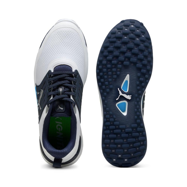 Puma Men's Ignite Elevate X Golf Shoe 25 - Puma White/Deep Navy