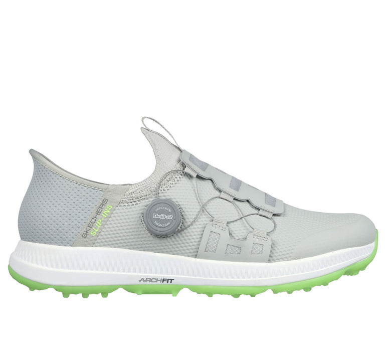 Skechers Men's Slip-ins: GO GOLF Elite 5 Golf Shoe - Gray/Lime