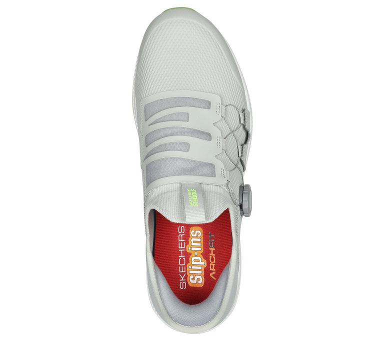 Skechers Men's Slip-ins: GO GOLF Elite 5 Golf Shoe - Gray/Lime