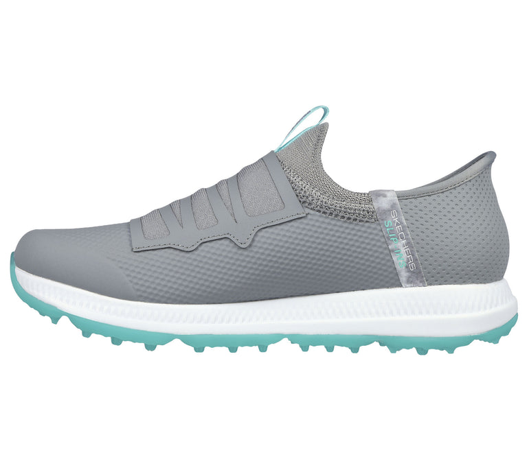 Skechers Women's Slip-ins: GO GOLF Elite 5 Golf Shoe - Gray/Aqua