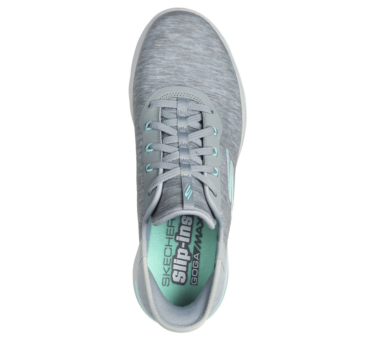 Skechers Women's Slip-ins: GO GOLF WALK 5 Golf Shoe - Gray/Aqua