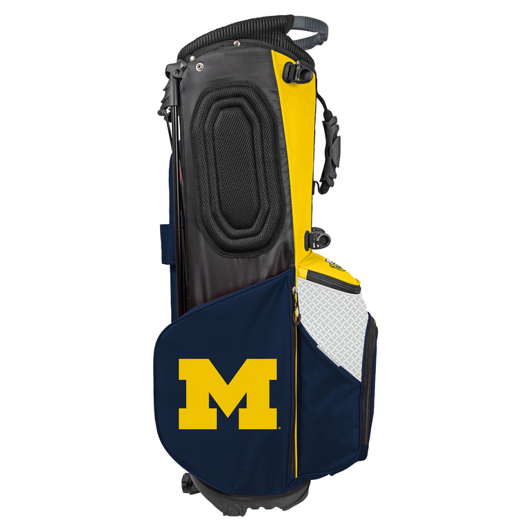 NCAA Team Effort Back Nine Michigan Wolverines Stand Bag