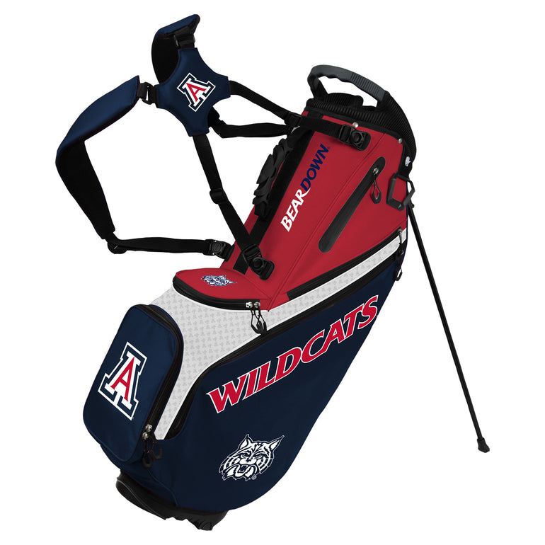 NCAA Team Effort Back Nine Arizona Wildcats Stand Bag