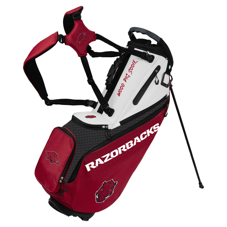 NCAA Team Effort Back Nine Arkansas Razorbacks Stand Bag
