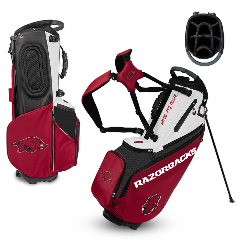 NCAA Team Effort Back Nine Arkansas Razorbacks Stand Bag