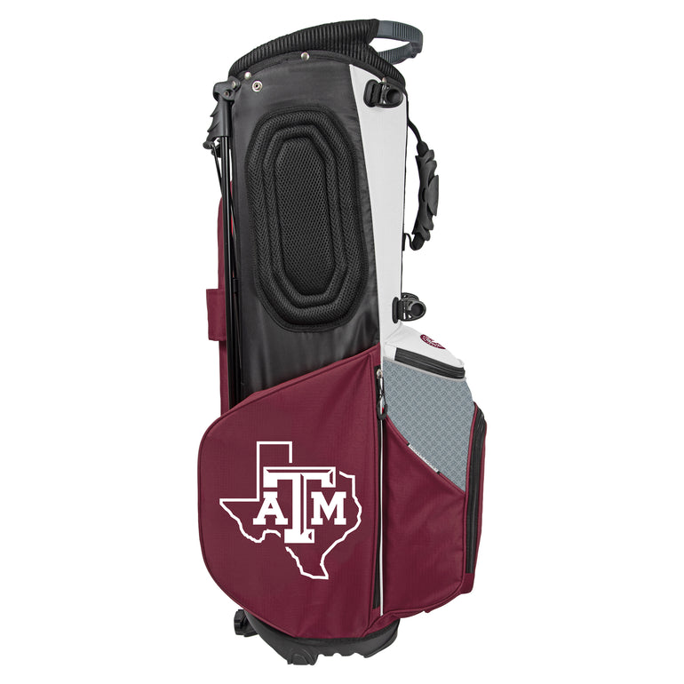 NCAA Team Effort Back Nine Texas A&M Aggies Stand Bag