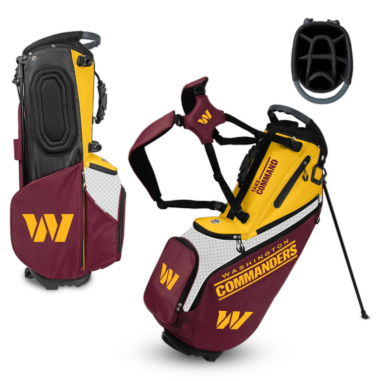 NFL Team Effort Back Nine Washington Commanders Stand Bag