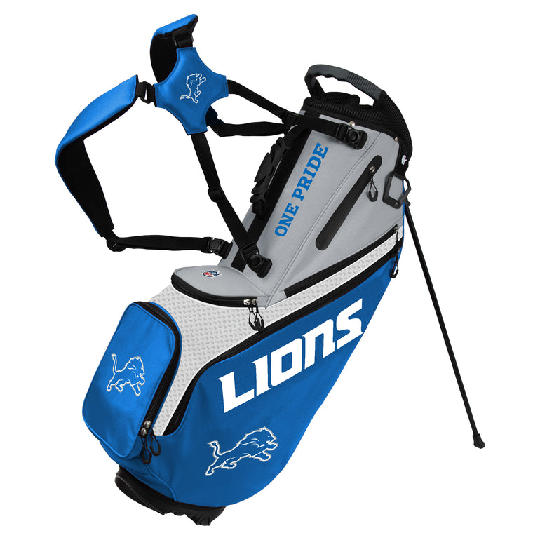 NFL Team Effort Back Nine Detroit Lions Stand Bag