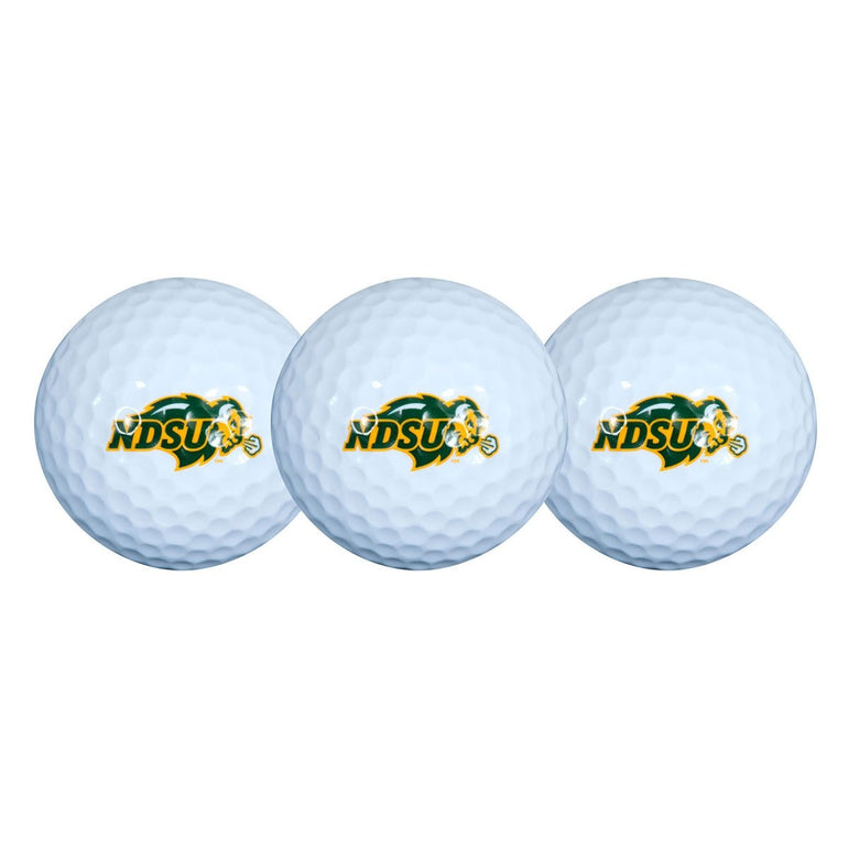 Team Effort NCAA Collegiate 3-Pack Logo Golf Balls NDSU