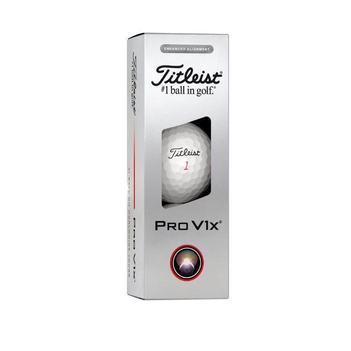 Titleist Pro V1x Enhanced Alignment Golf Balls 2025
