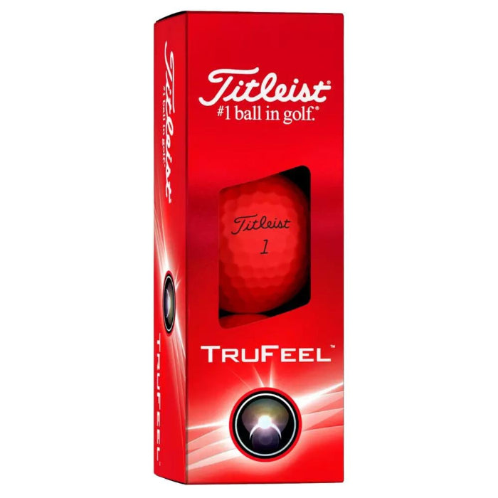 Titleist TruFeel Matte Red Golf Balls 24