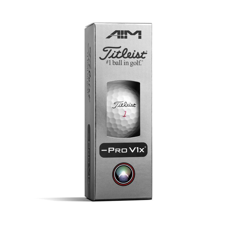 Titleist Pro V1x Left Dash AIM Enhanced Golf Ball 2026