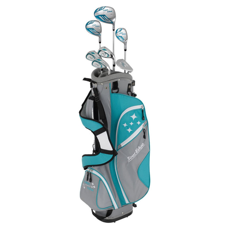 Tour Edge Women's Lady Edge 11 Piece Package Golf Set - Stand Bag