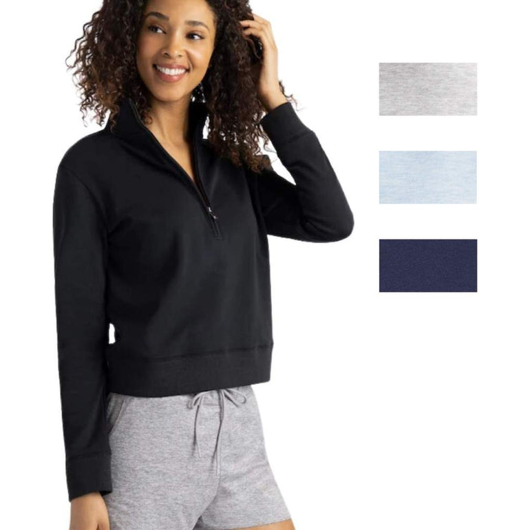 TravisMathew Women's Cloud 1/2 Zip Pullover