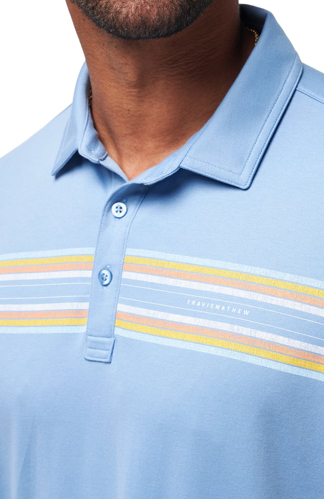TravisMathew Men's Coral Beds Polo 24