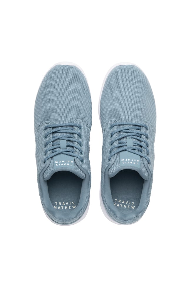TravisMathew Men's Daily 2.0 Knit Heather Provincial Blue Spikeless Shoe 24