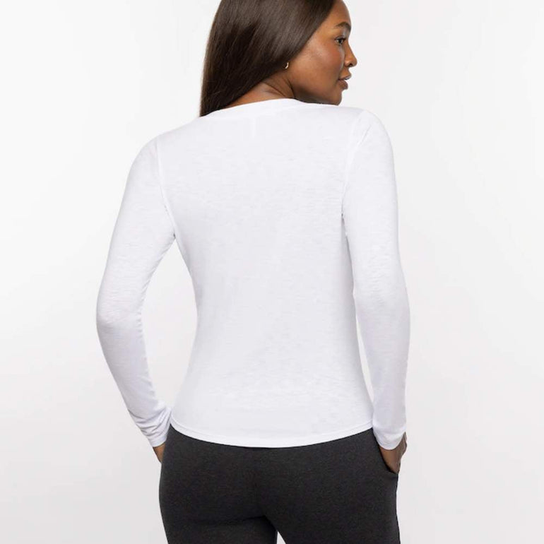 TravisMathew Women's Cloud Longsleeve Henley Tee