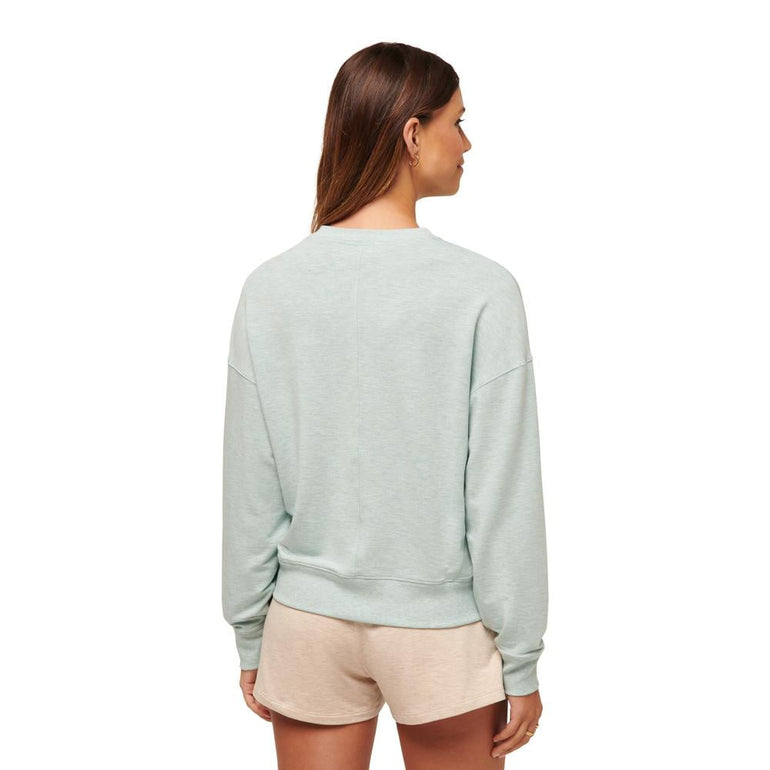 TravisMathew Women's Cloud Terry Crew Pullover 24