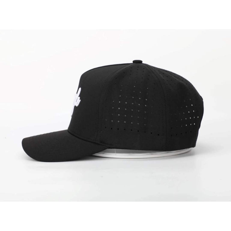 Waggle Black Logo Hat