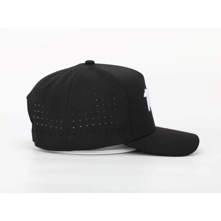 Waggle Black Logo Hat