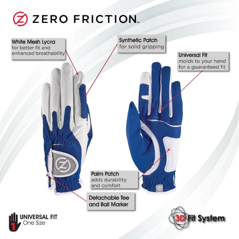 Zero Friction Women's Universal Fit Golf Glove